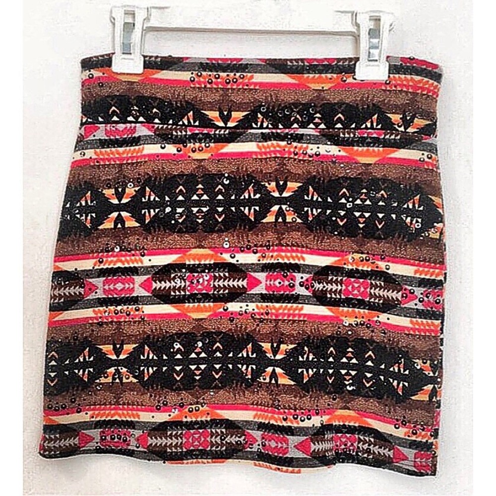 Aztec Style Mini Skirt